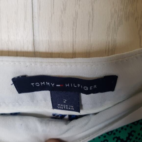 Tommy Hilfiger shorts green blue graphic print palm beach size 2 - Picture 4 of 6